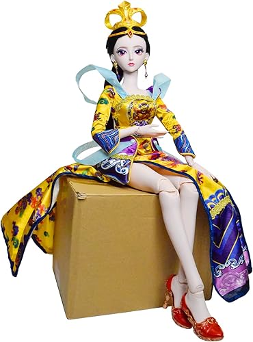 Miniatura 4 de 13 BJD Doll Mandola Queen 24inch 23.6 in 19 Ball Jointed Dolls with Full Accessories Peluca Vestido y Zapatos