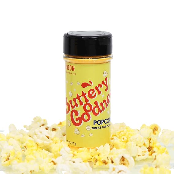 Buttery Goodness Popcorn Salt - Shake on Movie Theater Butter Flavored Seasoning (6 Ounce)