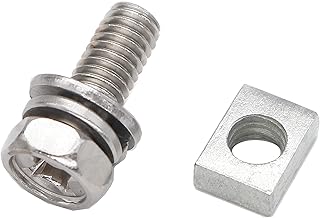 binifiMux Battery Bolts and Nuts, M6 x 18mm ATV Battery Terminal Bolts, Stainless Steel M6 Bolts for Motorcycle, Boat, E-Bike, Electric forklifts, Pack of 6 Set