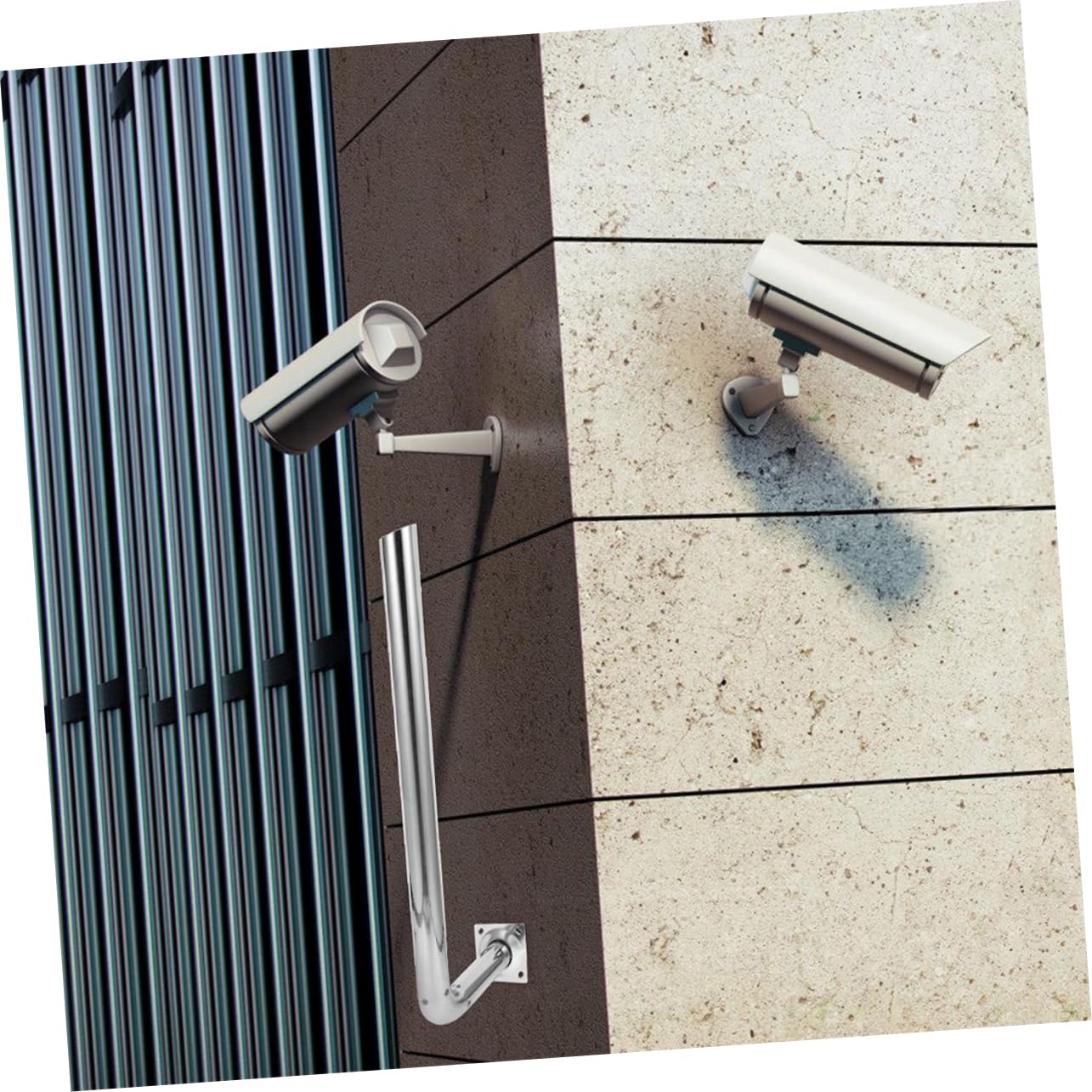 Vaguelly Soporte De Infrarrojo De Acero Inoxidable Soporte Para Puente Inalámbrico Montaje Para Exteriores Para Instalación De Antena De Seguridad