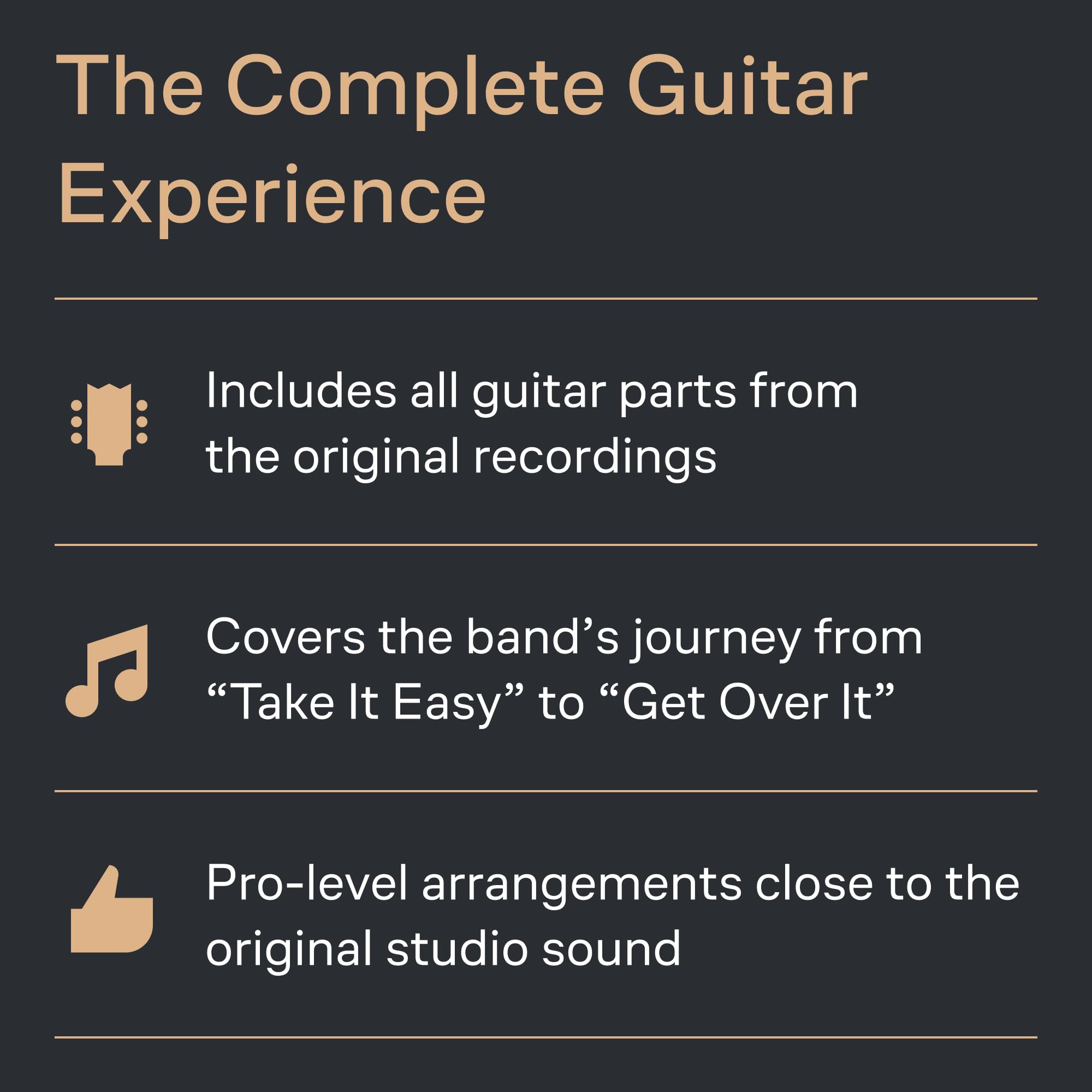 The Very Best of Eagles Guitar Recorded Versions | 33 Classic Rock Songs for Guitar with Note-for-Note Tablature | Hal Leonard Sheet Music Songbook for Electric and Acoustic Guitar Players - Image 4