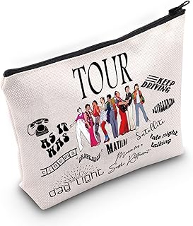Singer Inspired Makeup Bag Singer World Tour Merch Singer Fan Gift Singer Tour Gift Music Lovers Gift (Tour Bag ca)