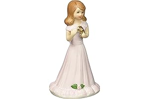 Enesco Growing Up Girls “Brunette Age 9” Porcelain Figurine, 5"