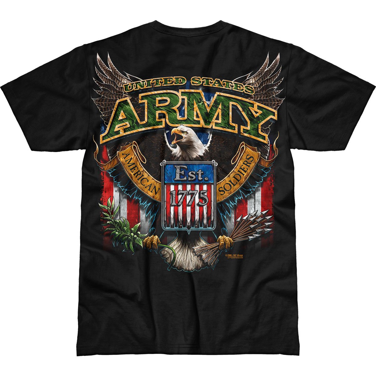 7.62 Design Army 'Fighting Eagle' Men's Battlespace T-Shirt