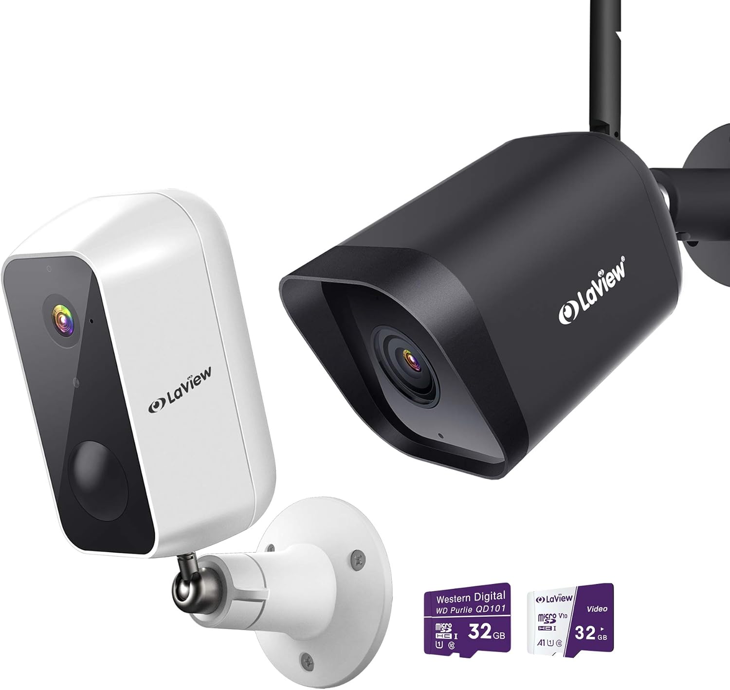 LaView Security Camera Outdoor,Rechargeable Battery Powered