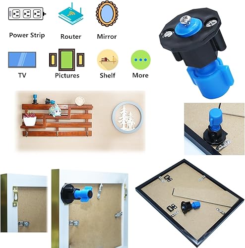 Miniatura 4 de Kit para colgar cuadros, herramienta de fijación de cerradura de imagen y tornillos para colgar cuadros, paquete de 138 unidades de kit para colgar