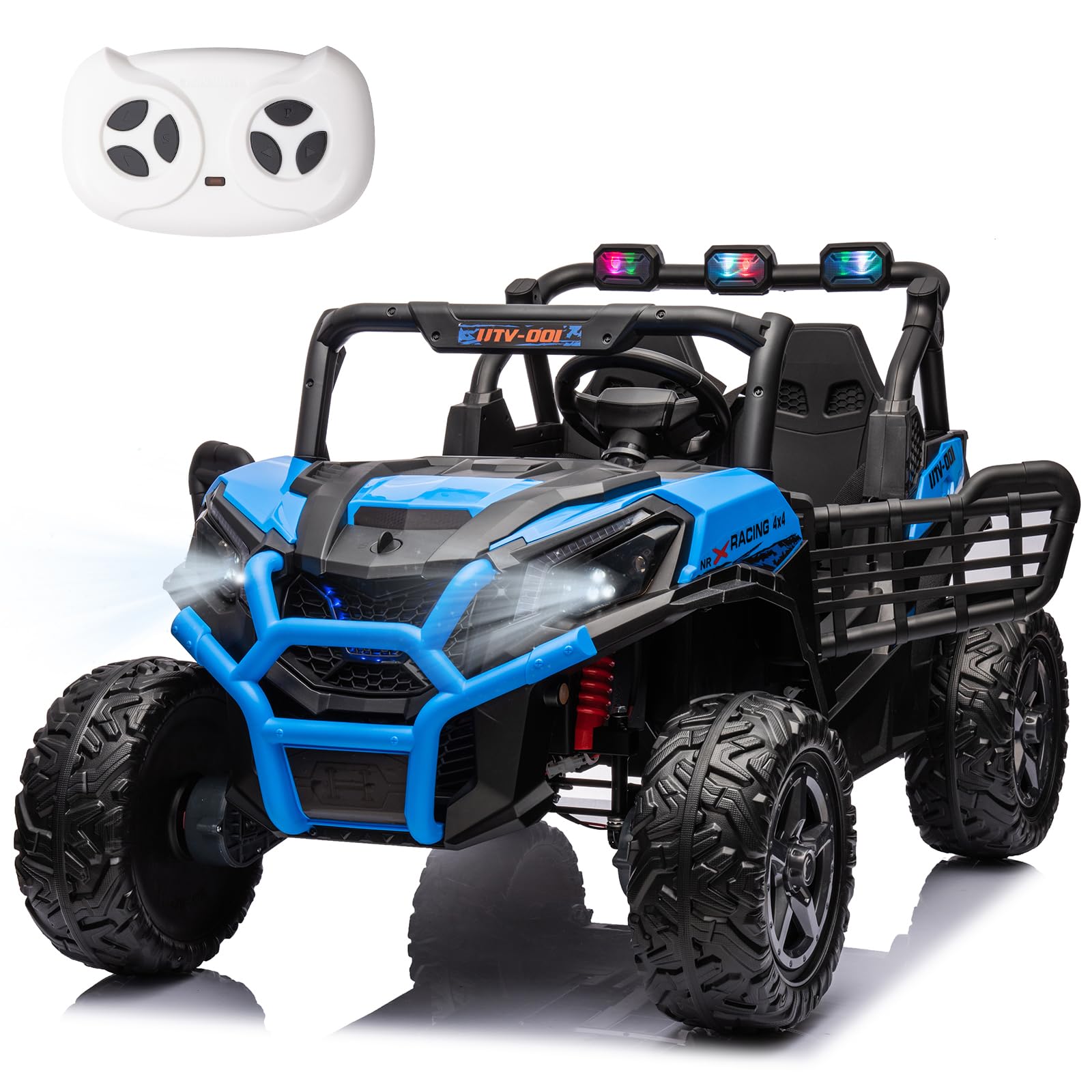 24V 2-Seater Kids Ride On Car Electric Off-Road UTV for Kids, Blue