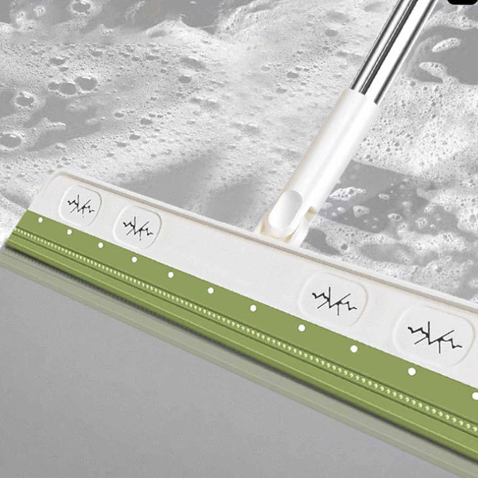Rasquetas para Ducha, Escobilla de Ducha Verde Silicona Acero Inoxidable PP