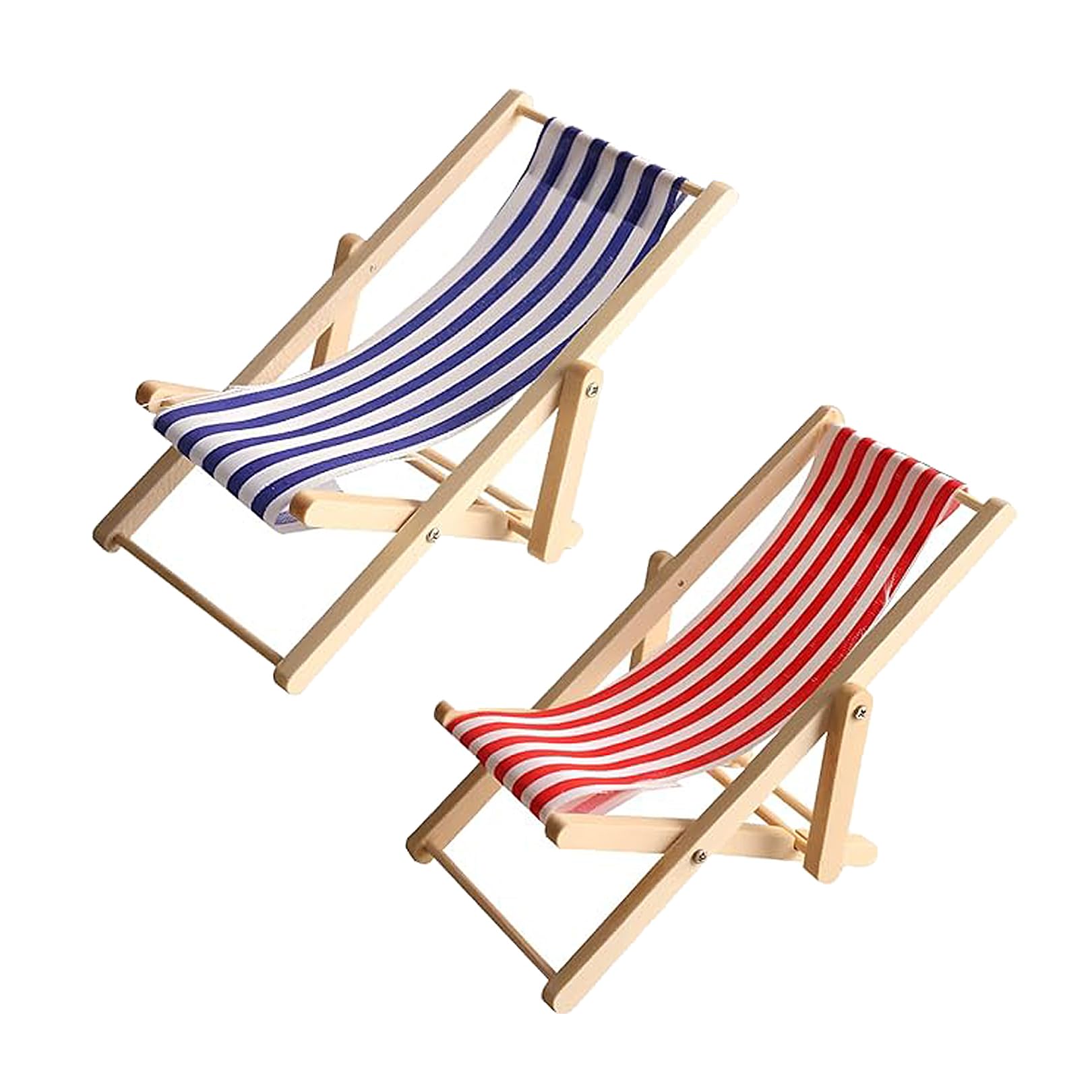 Lot De 2 Transat De Plage Pliable,Mini Chaises Longues Décoratives,Chaise Longue Enfant,Transat Enfant Exterieur,Chilienne Jardin Exterieur,Convient À Une Utilisation Intérieure Et Extérieure À Maison