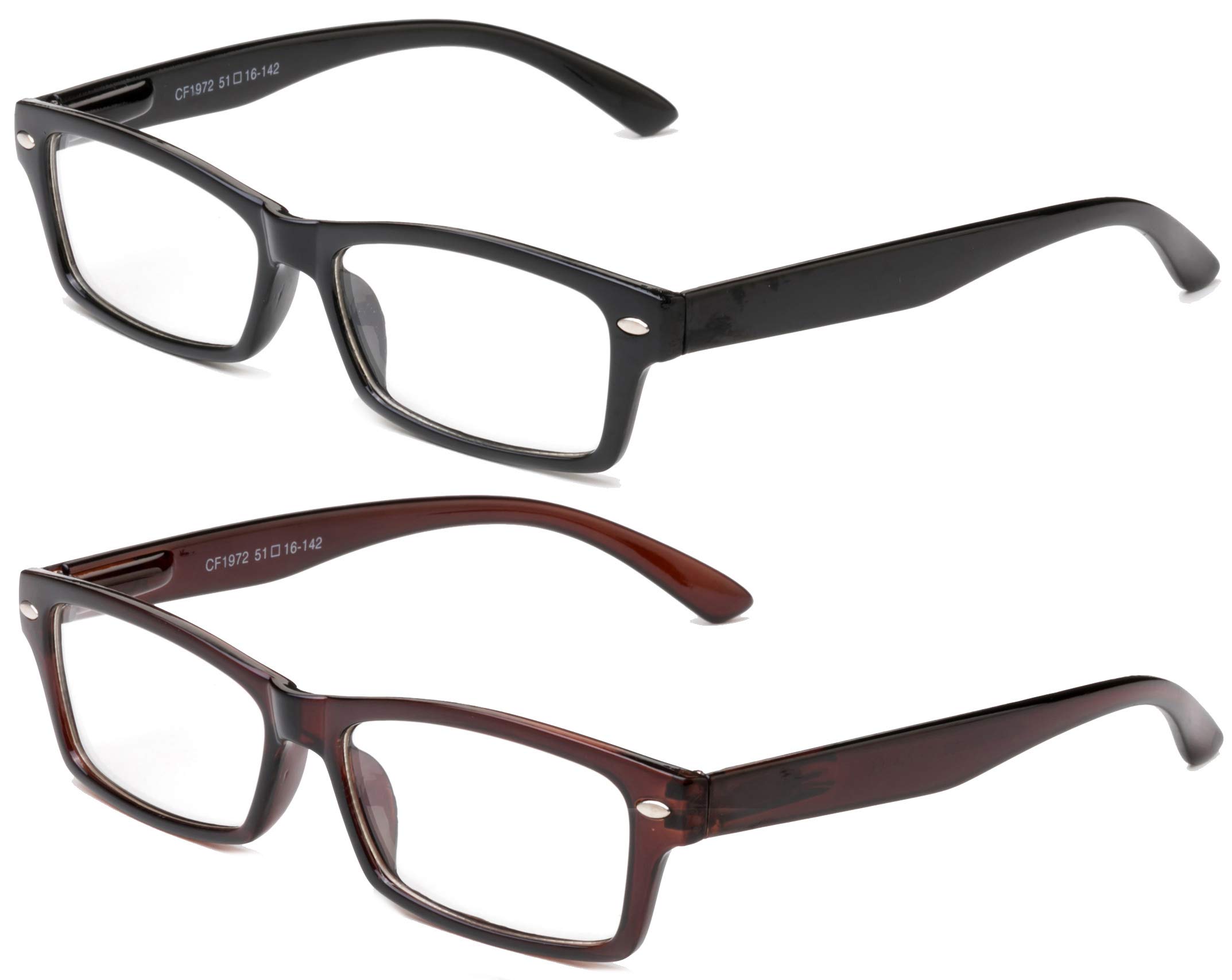 Small Frame Clear Lens Non Prescription Glasses with Spring Hinge Retro Vintage