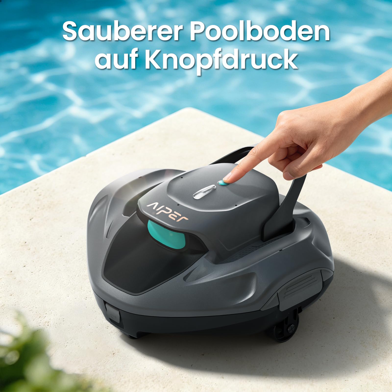 AIPER Seagull 800B Poolroboter, Poolsauger Akku