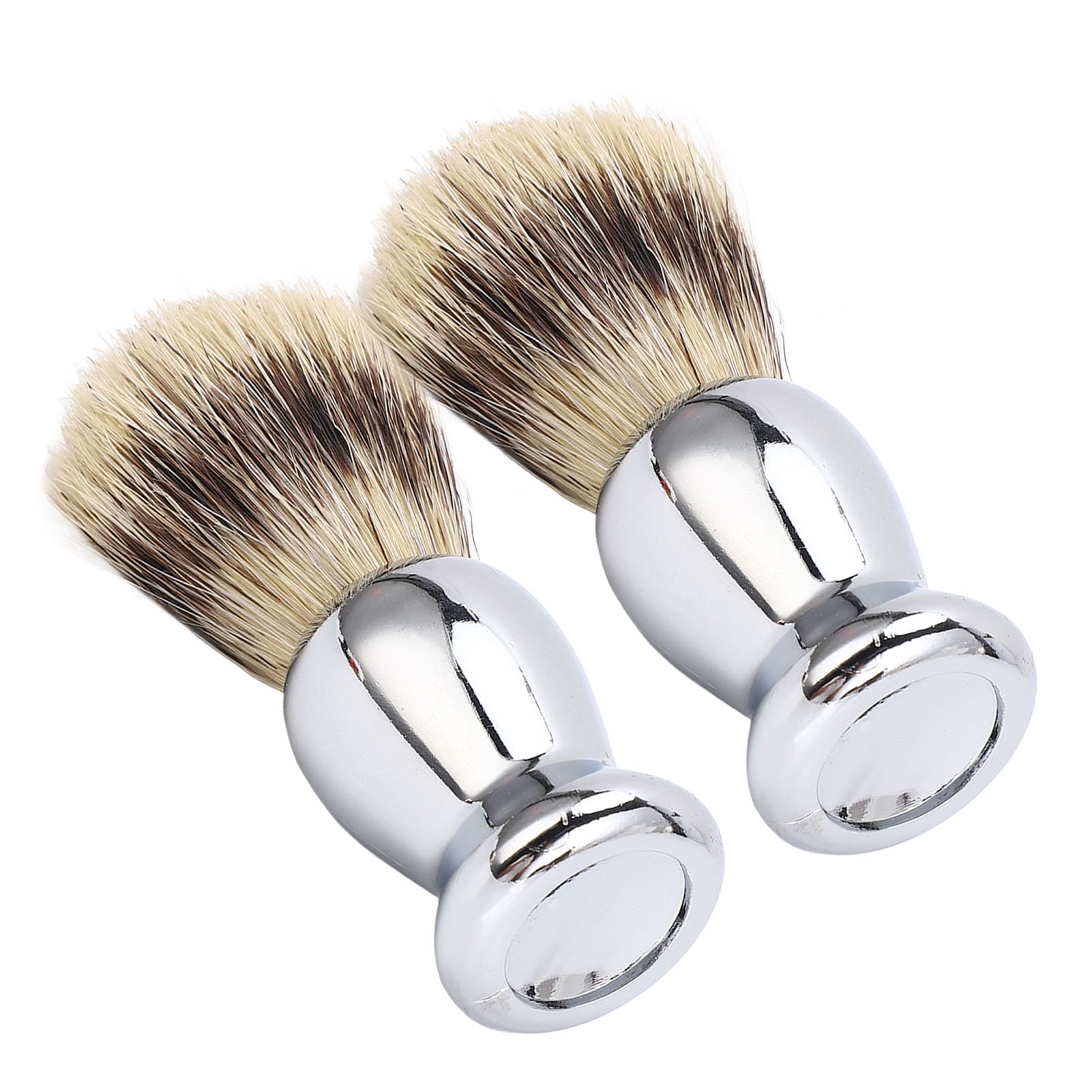Hair Shaving Brush 2pcs Shaving Brush Long Soft Dense Brush Hair Men Foaming Cream Foam Shaving Beard Brush with Handle