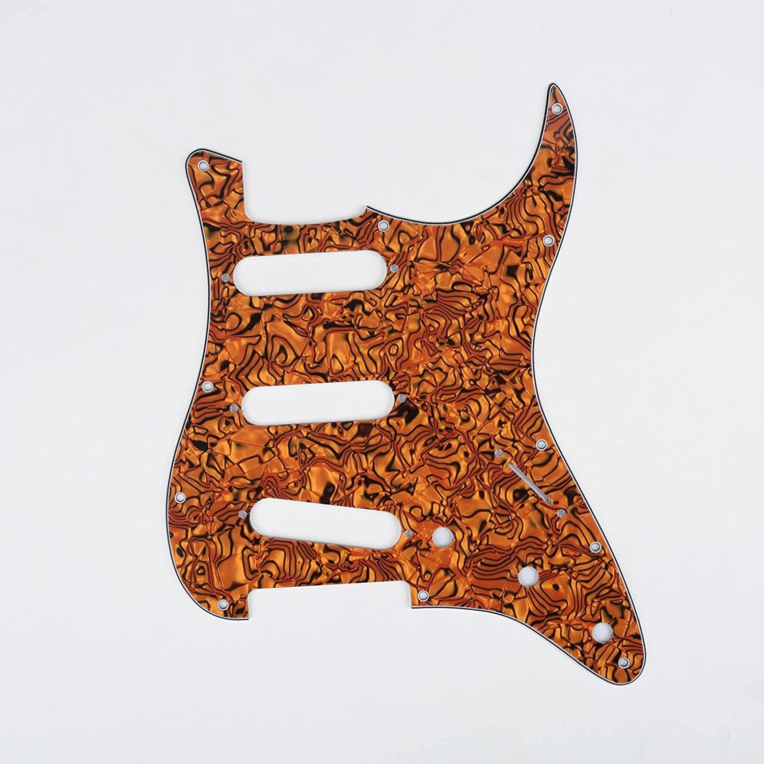 Piastra Antigraffio Strat Pickguard Per Fender Stratocaster HSS – Piastra Antigraffio Per Chitarre USA/Mex In 8 Colori PS Card - Foto 2