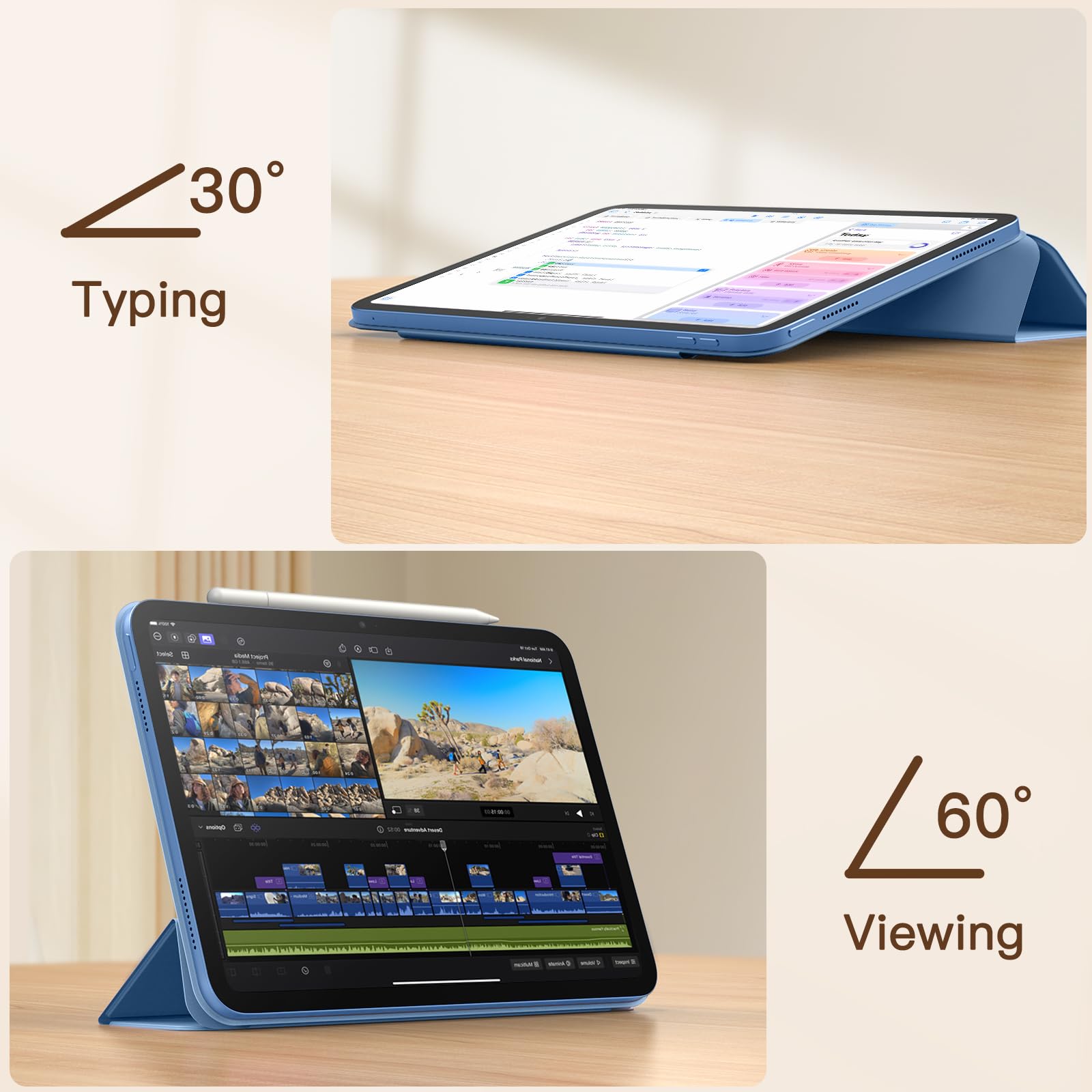 iPadアクセサリー L E S T Y Amazon.com: JETech Rotating Case for iPad (A16) 11th/10th