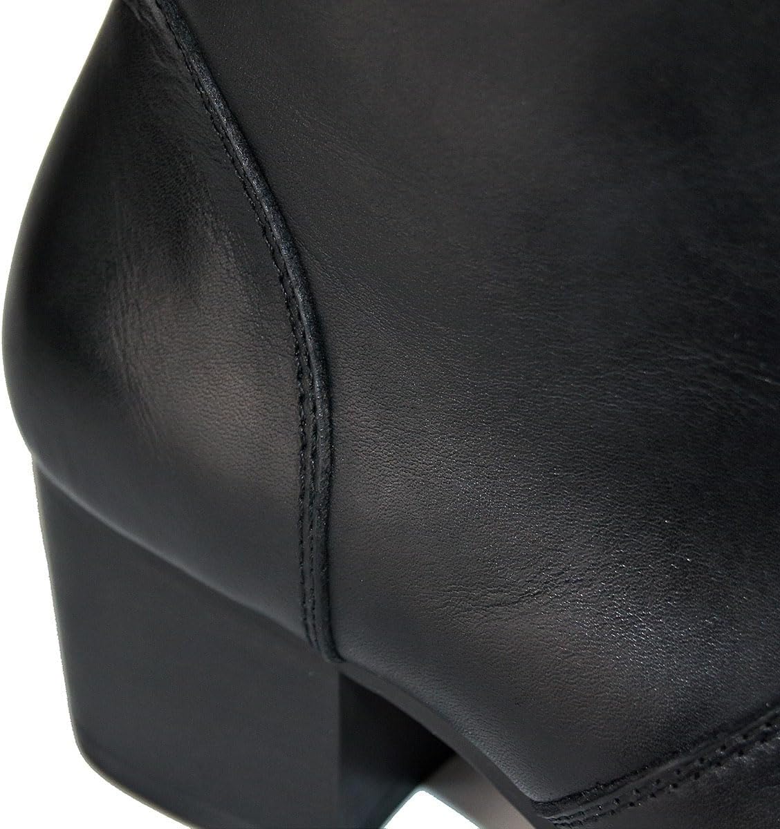 OSSTONE Dress Boot Men Designer Leather Chelsea Boots Casual Heel Shoes Zipper-up OS-JY002-US - Image 7