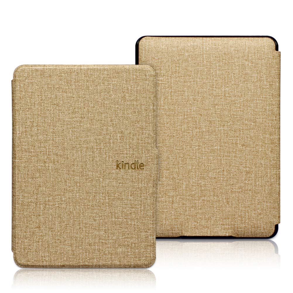 ALMIGHTY Case for All-New Kindle 10th Gen 2019 Release - Durable Fabric Cover with Auto Wake/Sleep fits Amazon All-New Kindle 2019(will not fit Kindle Paperwhite or Kindle Oasis), Tyrant Gold