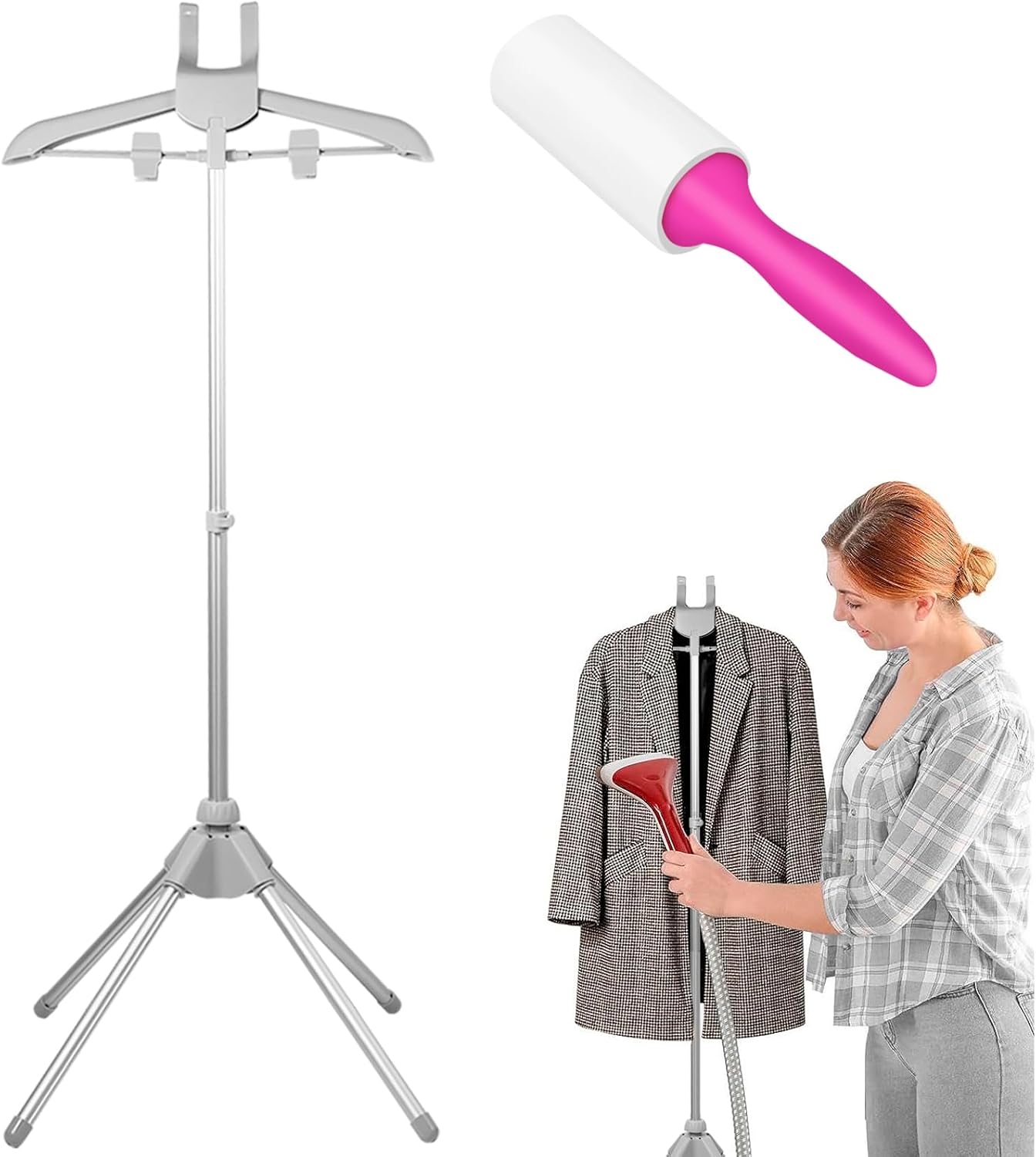 KTZCTPCA Iron Steam Stand, Steaming Clothes Hangers
