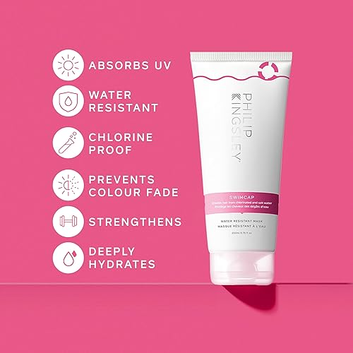 Miniatura 2 de PHILIP KINGSLEY Swimcap - Máscara resistente al agua protector para el cabello para nadadores, bañadores de sol y amantes del verano, protege y