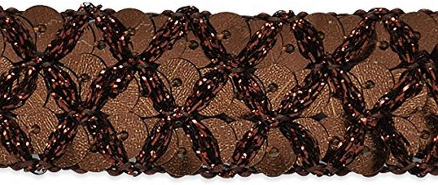 Expo International IR8042NV-20 20 Yards of Sereia Sequin Trim, Navy Blue : Everything Else