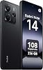 XIAOMI Redmi Note 14 4G LTE (para Tmobile Mint Tello Global) (256GB + 8GB) 6.67" 120Hz 108MP Cámara IA Versión Global Doble SIM (Negro Medianoche) 3