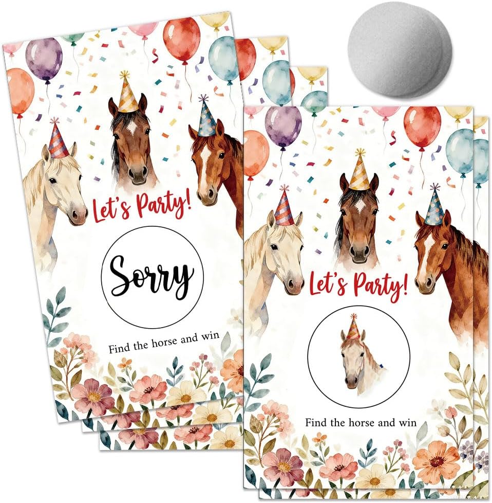 50 Pcs It's A Capy Birthday Scratch off Game Cards, Capybara & Floral Scratch Cards for Birthday Parties, Lottery Group Games Activity, Funny Raffle Tickets, Celebration Party Supplies