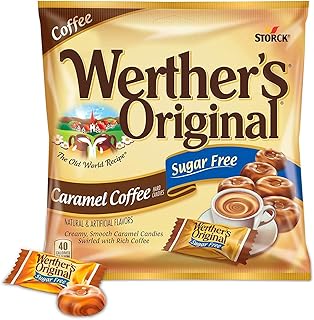 Werther's Original Sugar Free Caramel Coffee,Hard Candies 2.75 oz, 3 pack