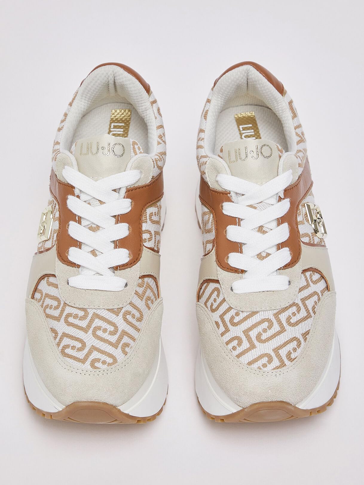 Liu Jo Sneakers Super Platform in Monogram Jacquard