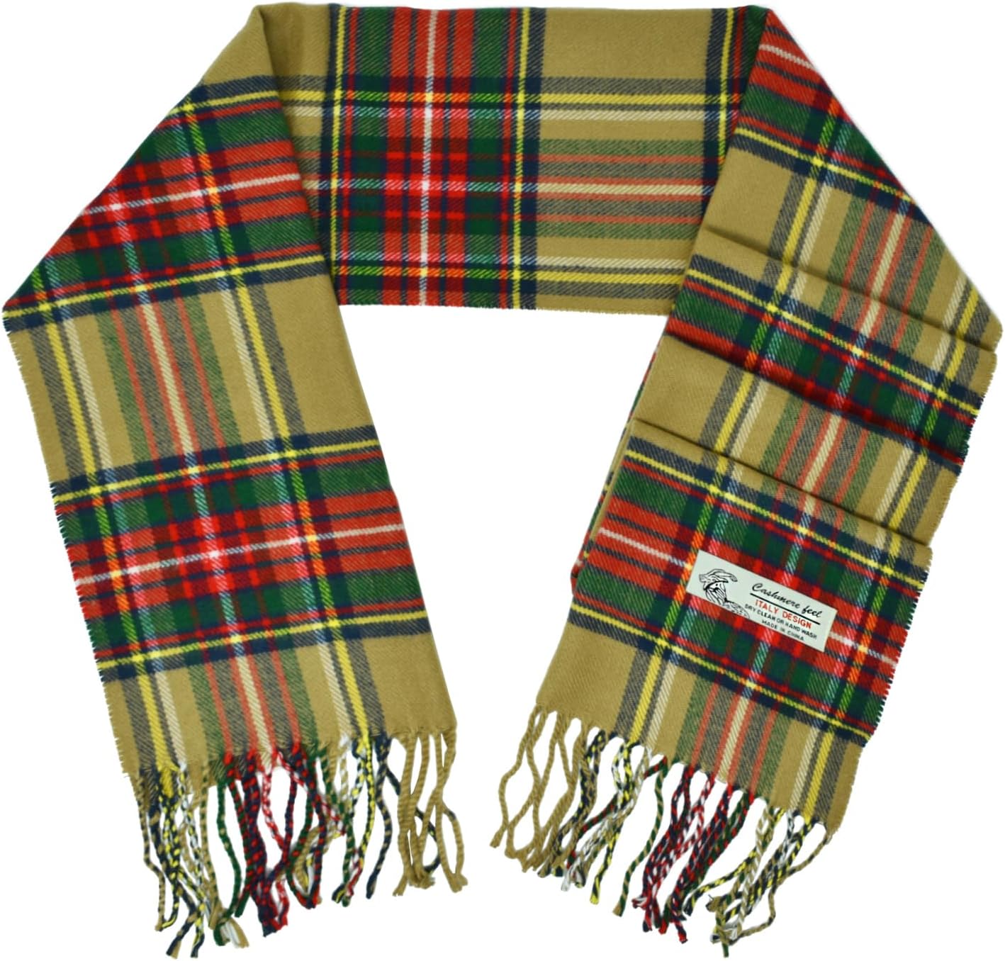Glory Max Scottish Stewart Tartan Plaid Luxurious Winter Scarf Soft Cashmere Feel 72"x12" - Image 3