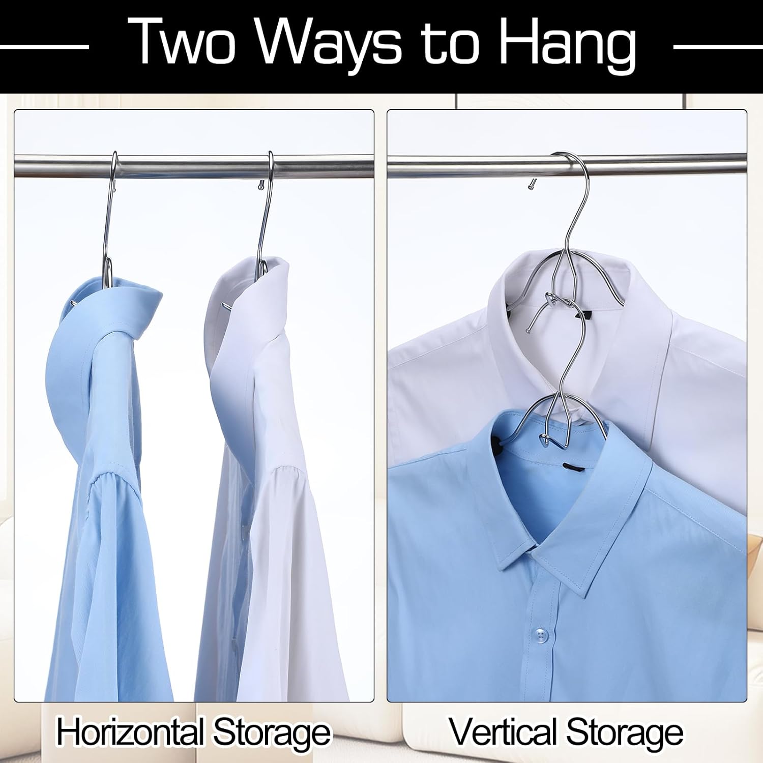 Beeveer 10 Pcs Foam Padded Hangers Black Non Slip Sponge Padded Hangers for Women Clothing with Hooks Save Space for Coat, Sweaters, Blouse, Wedding Dress, Clothes