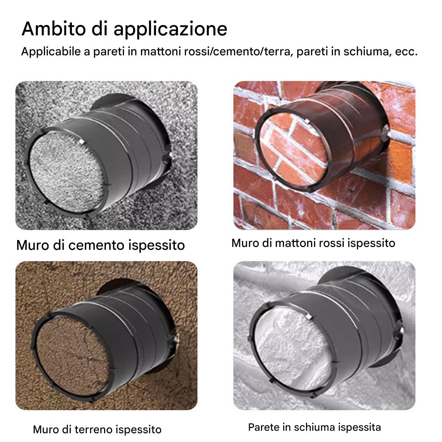 Juego De Brocas De Corona Para Pared herramienta de corte de metal estable | broca multiuso para cemento Kit De Accesorios De Perforación Para Hogar Y Fontanería Y Electricid