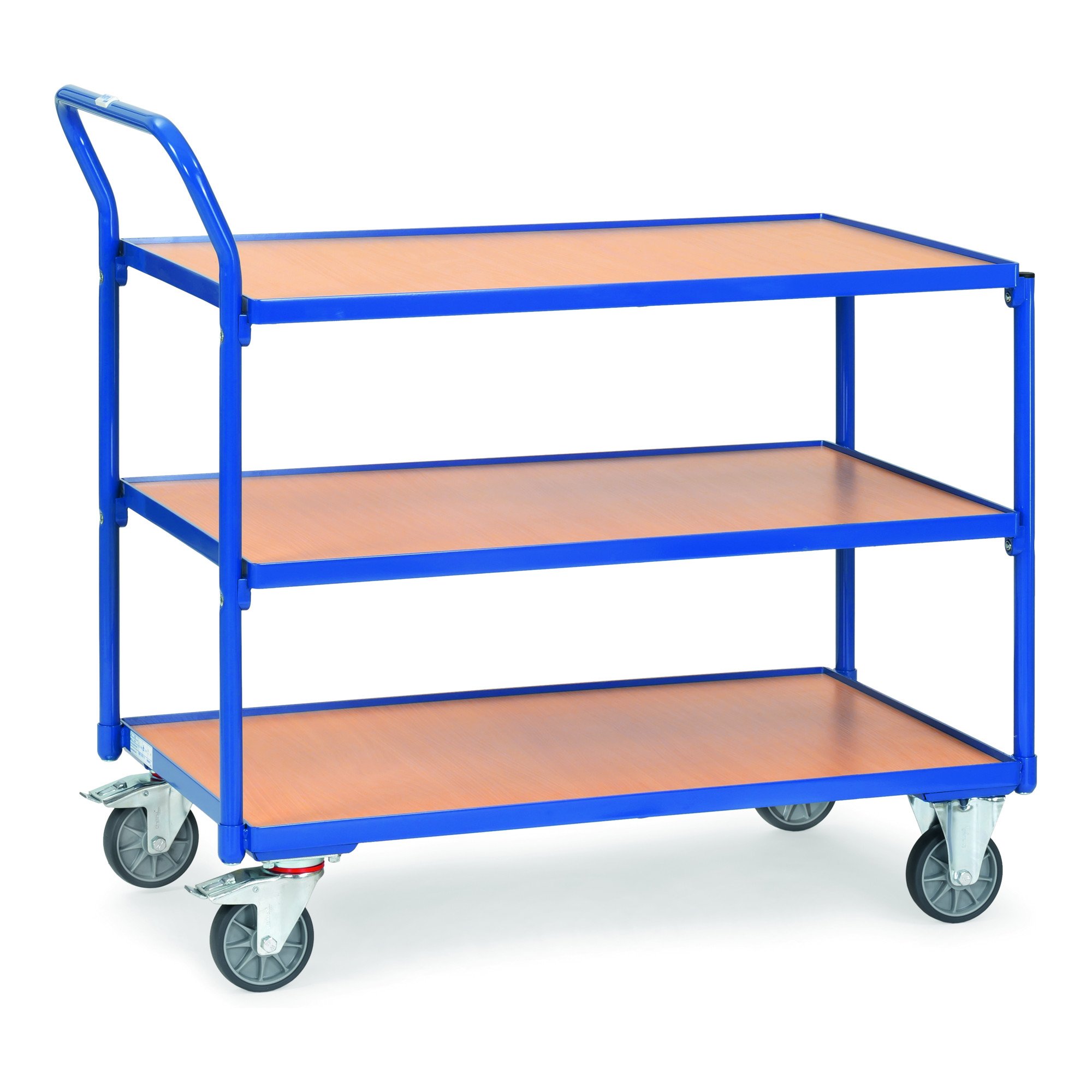 Fetra Transportgeräte mtpfg2752 Wagen Tablett Griff schräger Schneide, 3 ohne Bördel 1000 mm x 600 mm Plattform