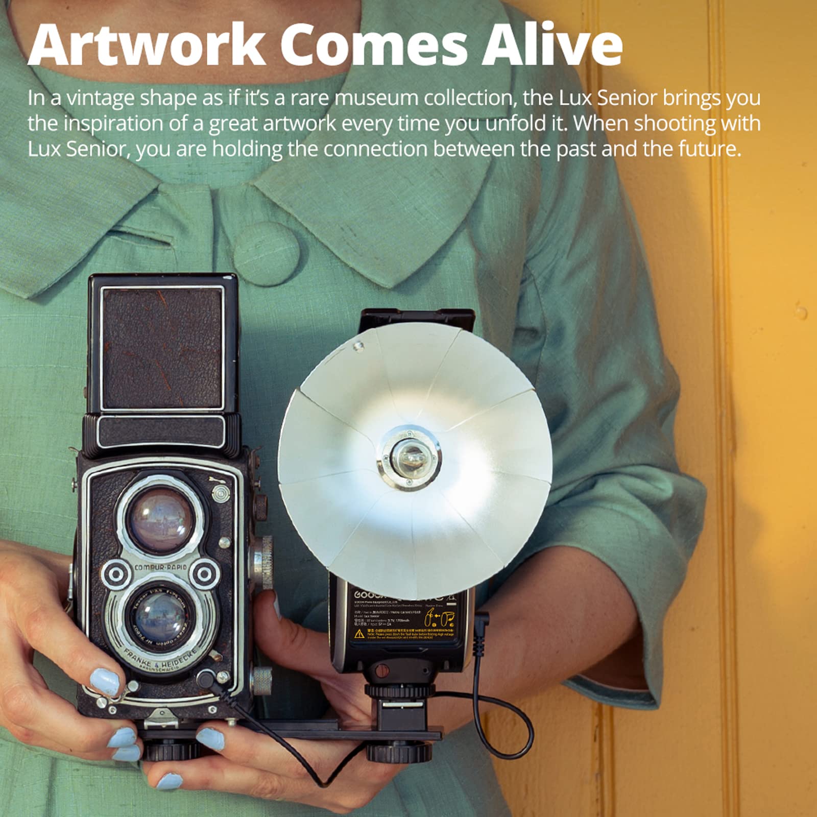 Amazon | Godox Lux Senior 高級レトロカメラフラッシュ対応カメラ