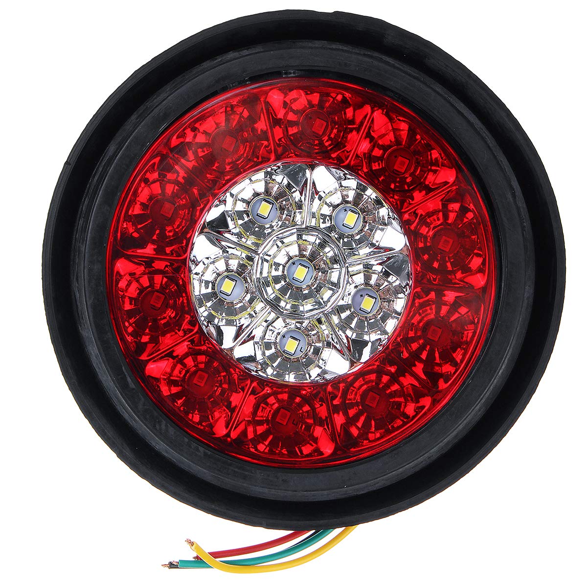 YONGYAO 4PCS 24V 16Leds Indicatori di Direzione per Auto Luci di Arresto per Freno Lampade di Coda Impermeabili per Camion Rimorchio Camion