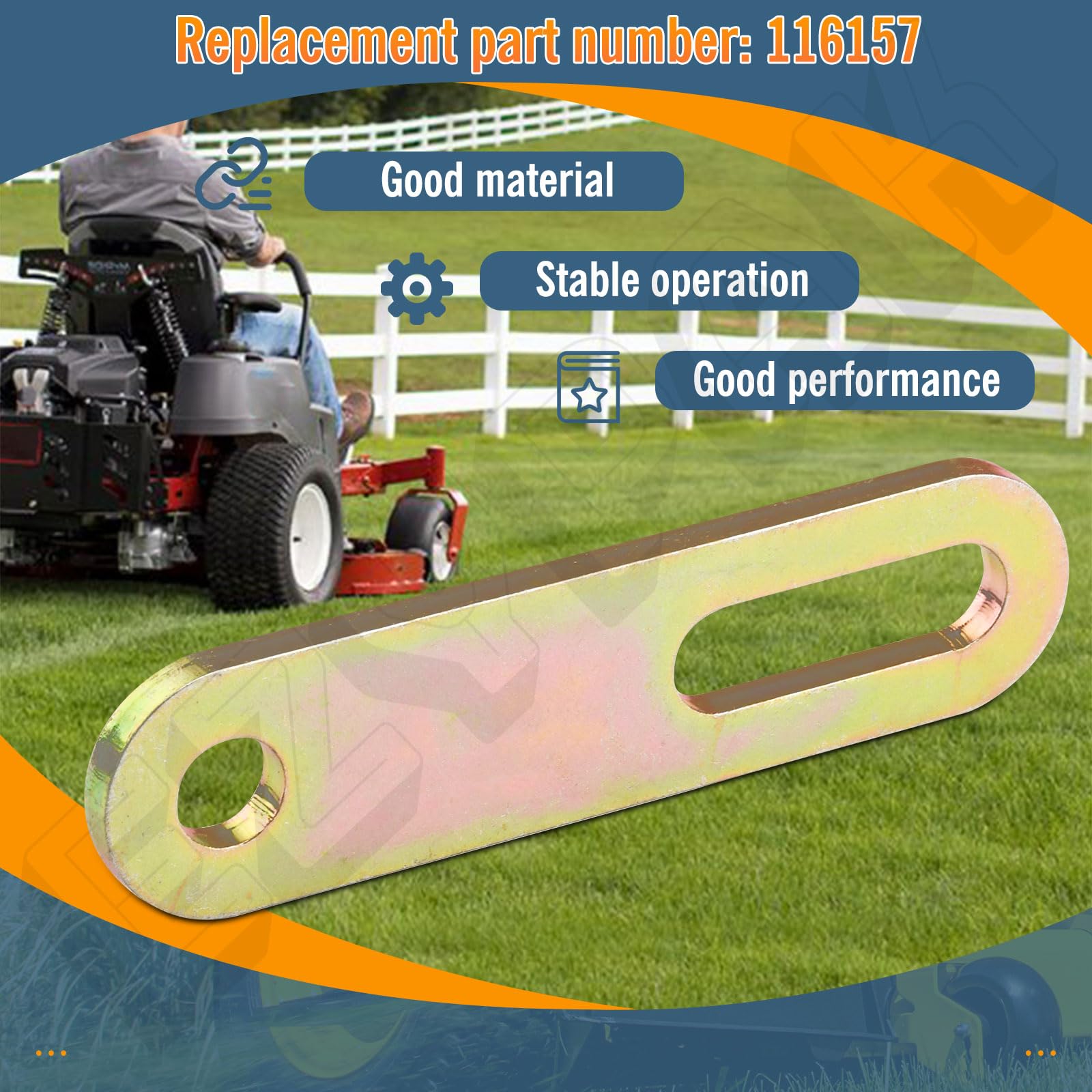 Amazon.com: 116157 Deck Lift Link for Hustler Part, Deck Lift
