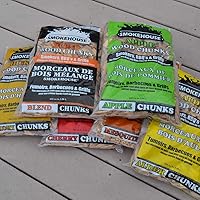 Vista 5 de Smokehouse Productos Todos los trozos de madera con sabor natural para ahumar