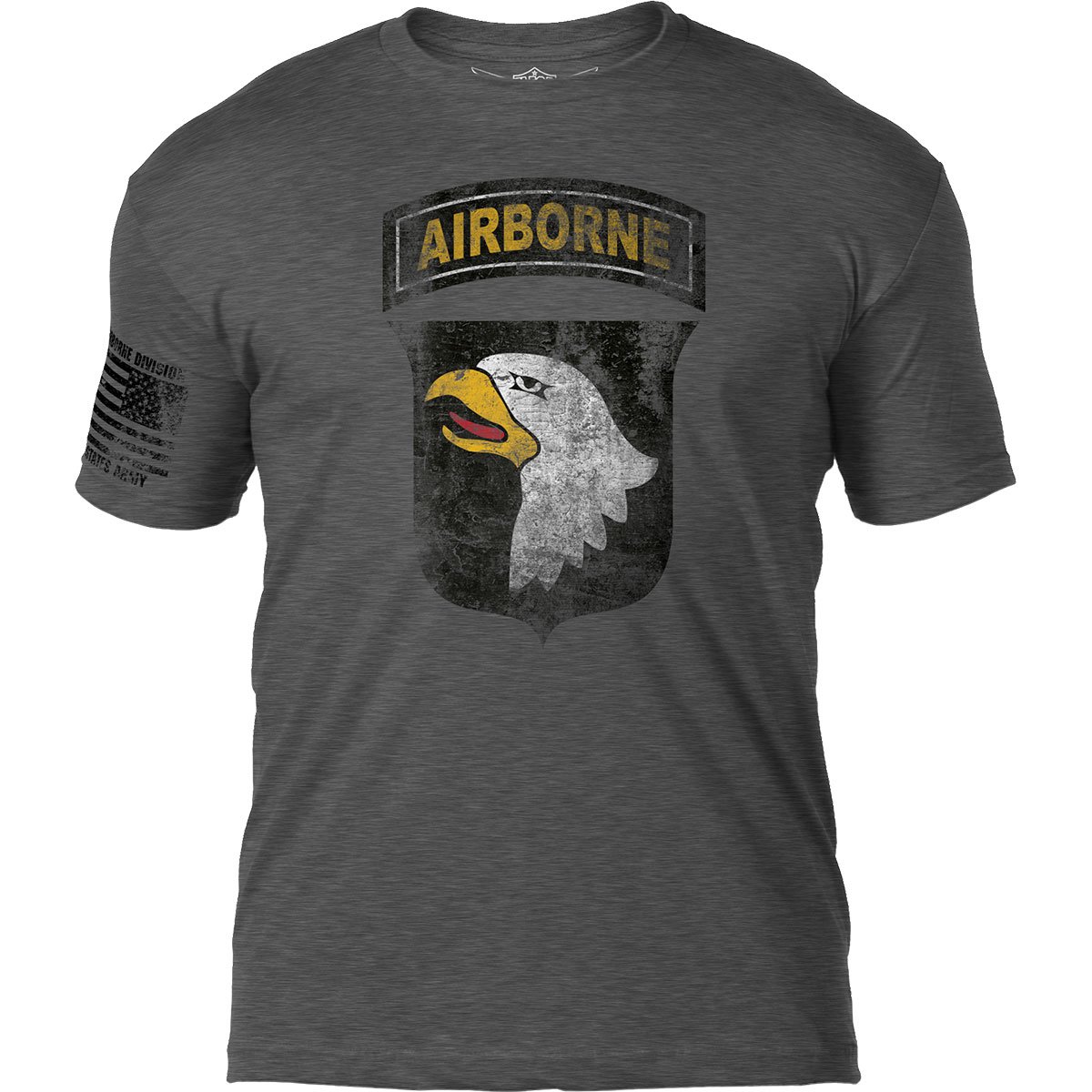 7.62 Design Army 101st Airborne Division 'Distressed' Patriotic Men's T Shirt