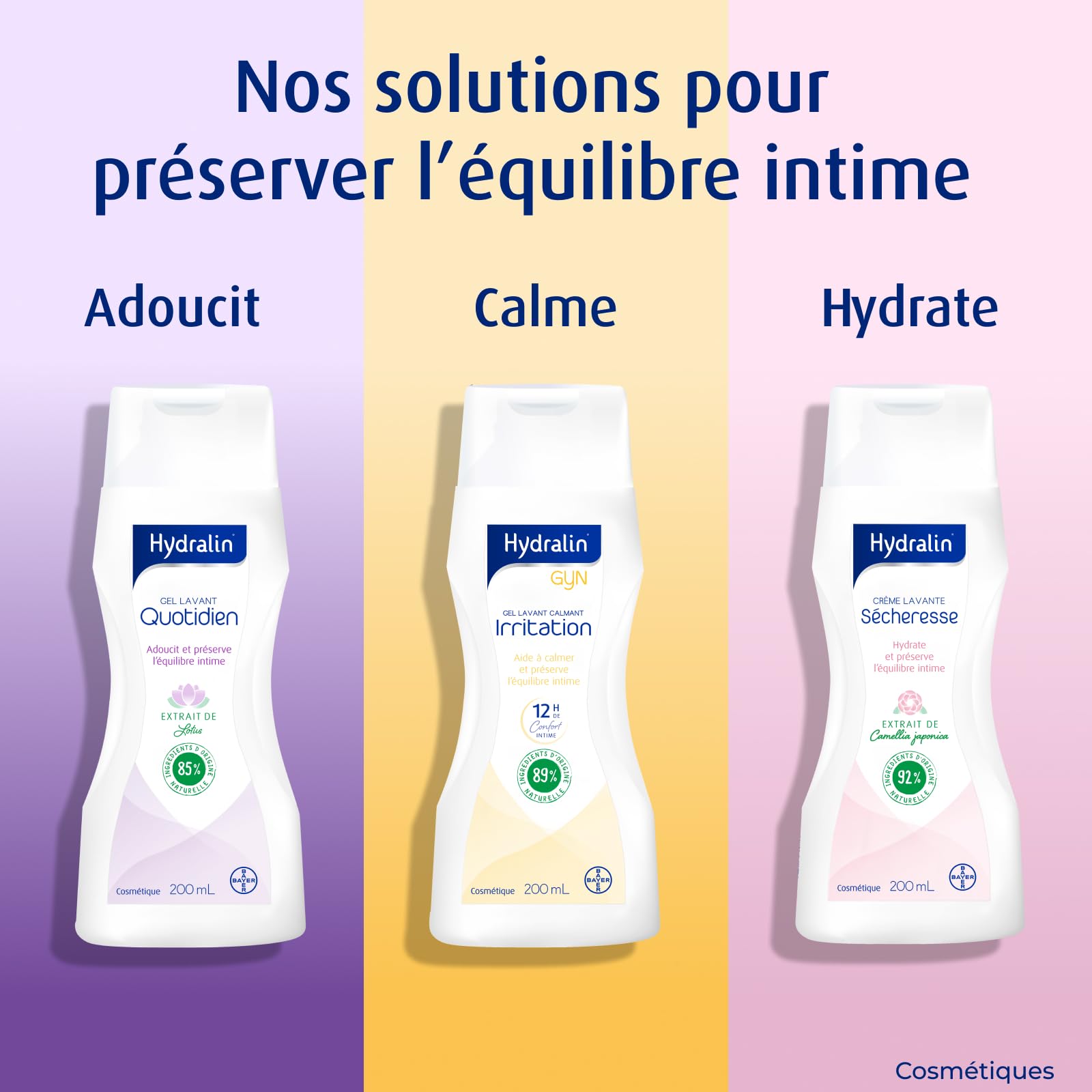 Hydralin Confort Vaginal Gel Intime Femme - Hydratant, Apaisant -Protection flore Intime - Soulage Sécheresse Vaginale, Brûlures et Démangeaisons - Avec Applicateur Hygiénique - Sans Hormones - 2x30ml