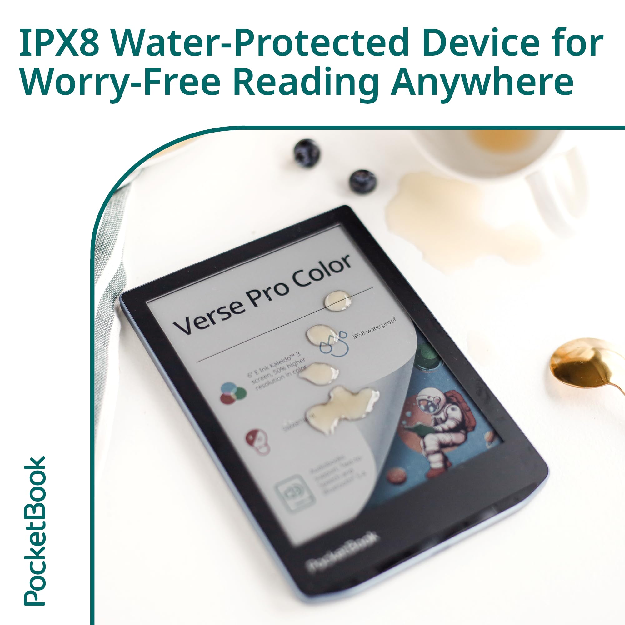 電子書籍リーダー本体 PocketBook Verse E-Reader PocketBook Verse E-Reader with Eye-Friendly 6