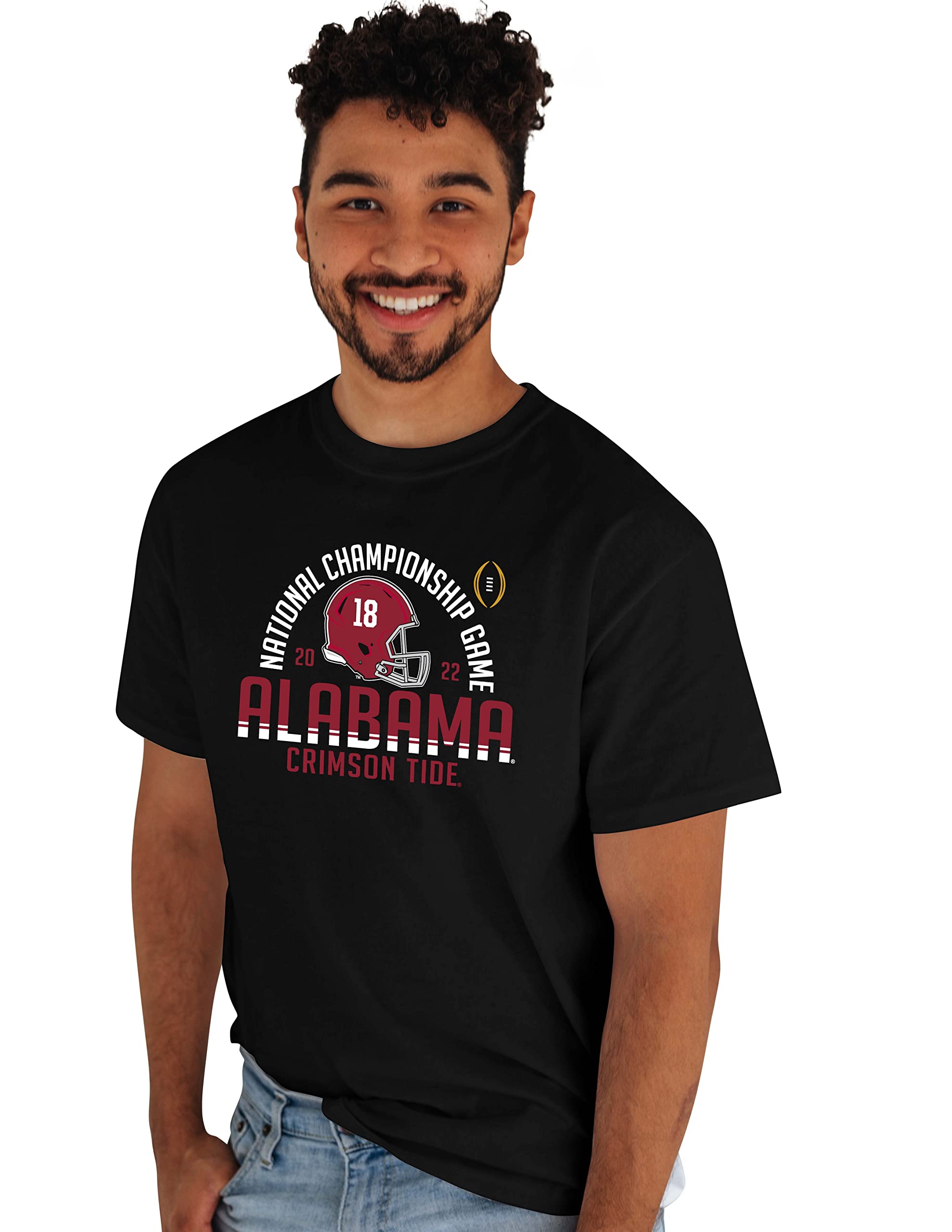 Blue 84mens Ncaa Officially Licensed Alabama Crimson Tide National Championship T-shirt 2021-2022 Shirt