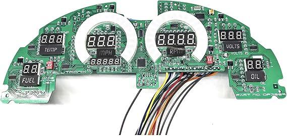 1994-2004 Ford Mustang LED Digital Replacement Panel (Blue)