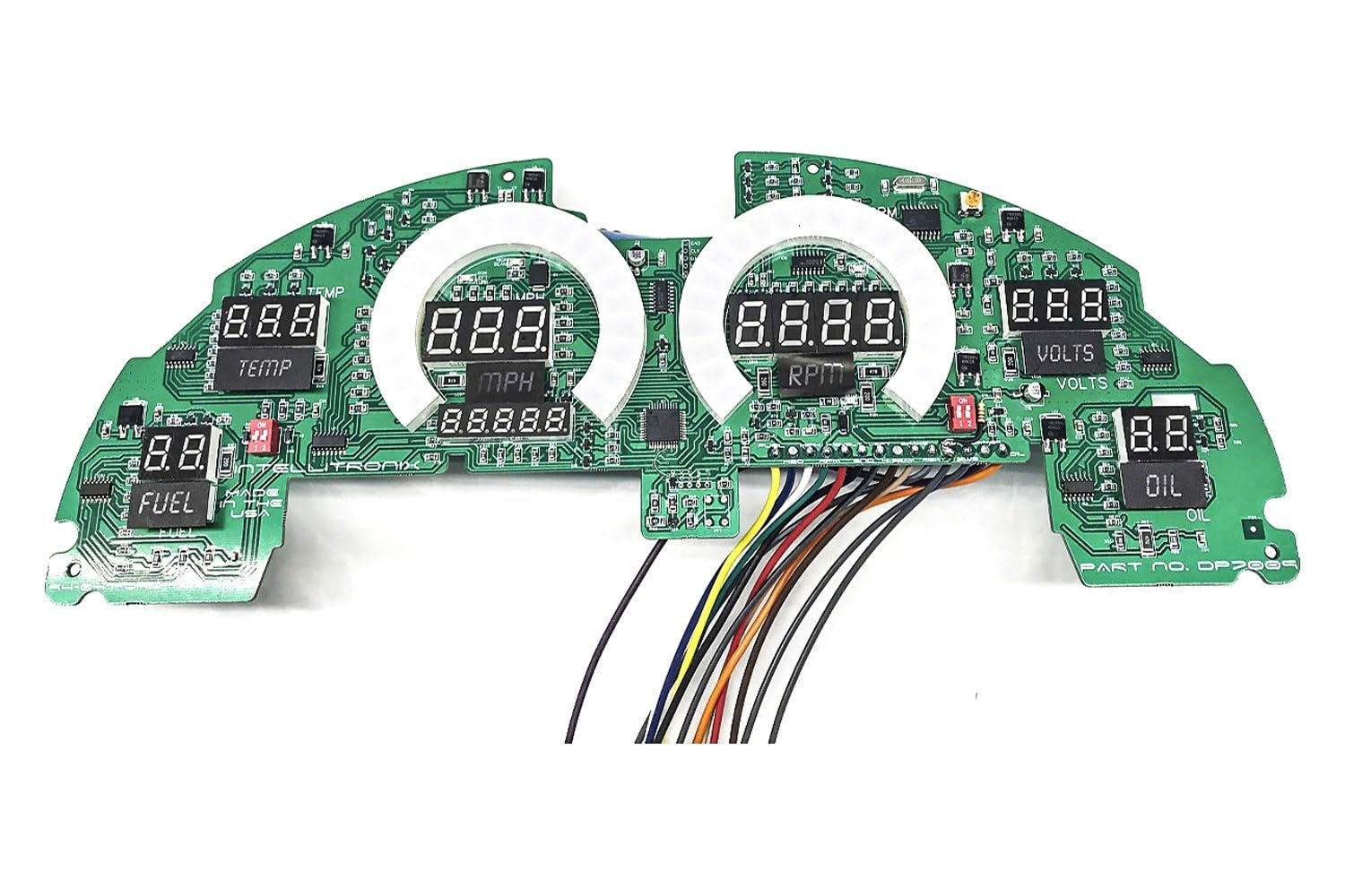 1994-2004 Ford Mustang LED Digital Replacement Panel (Teal) DP7009T