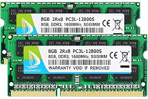 DUOMEIQI DDR3 RAM 16GB Kit - Lightning Speed DDR3L PC3L-12800 1600MHz SODIMM Memory