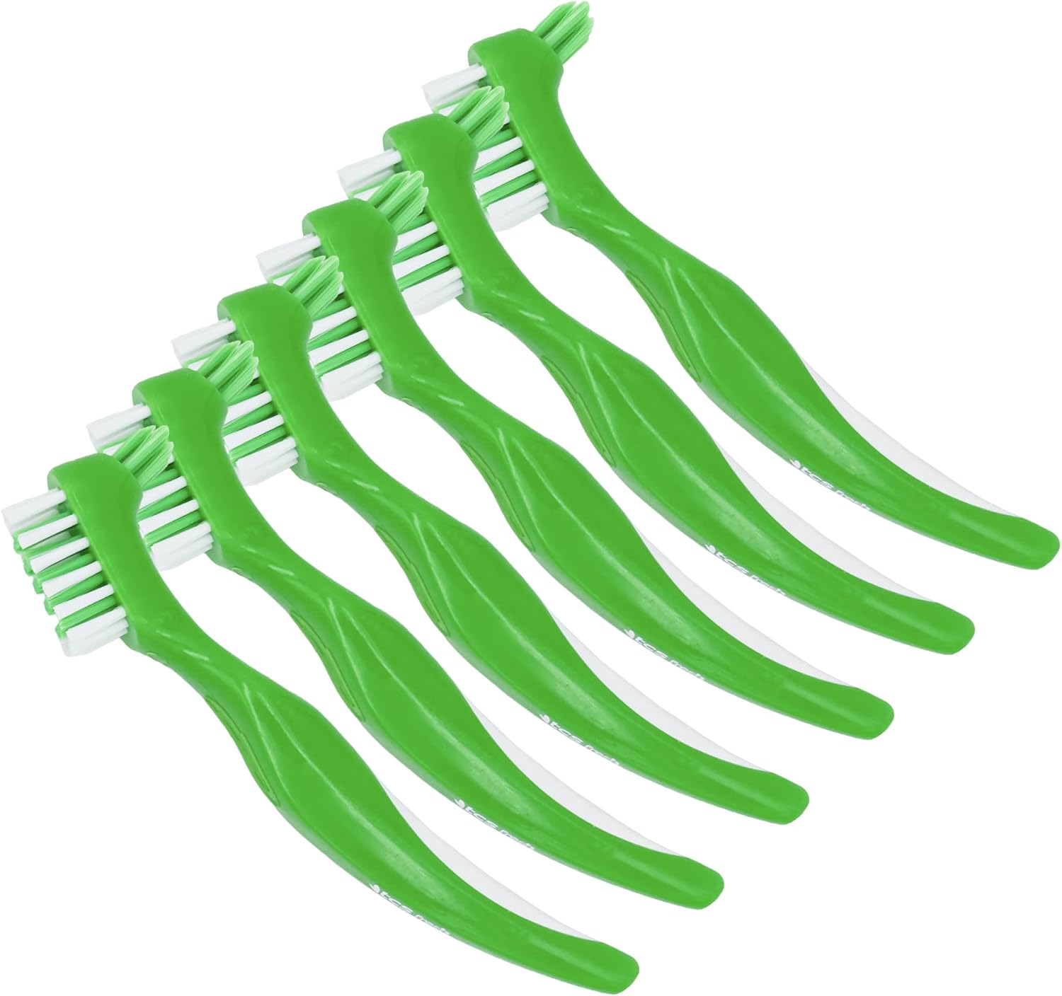 TCS Dental Appliance Cleaning Brush - Denture Brush for Adults, Soft Denture Cleaner Brush with Ergonomic Handle (Pack of 3) : Health & Household