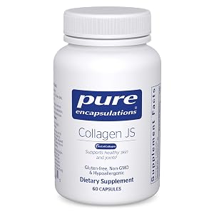 Pure Encapsulations Collagen JS - Skin Joint Health - 1 000 mg Hydrolyzed Biocell Collagen - Gluten Free