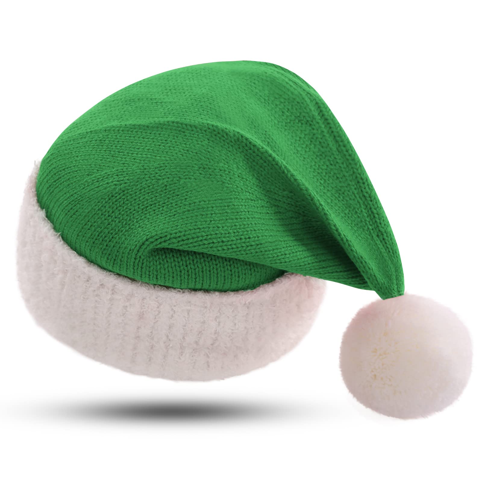 KONVINIT Cappello Babbo Natale Bambino Cappello Rosso Natale Bambina ragazzino cappello natale maglia cappello babbo natale bebe