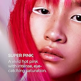 XMONDO Hair Color Super Pink Hair Healing Semi Permanent Color | Vegan Formula with Hyaluronic Acid to Retain Moisture, Vegetable Proteins to Revitalize, and Bond Boosting Technology, 8 Fl Oz 1-Pack