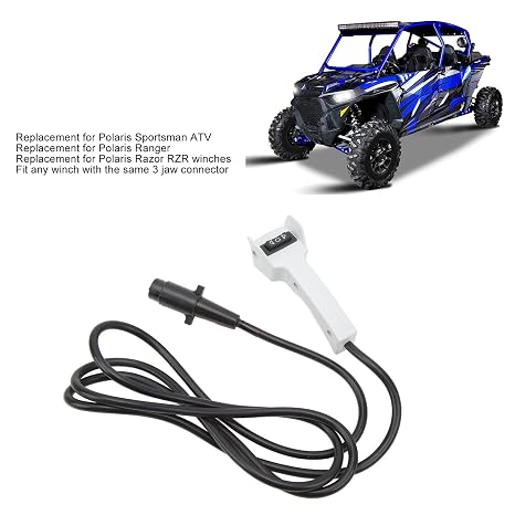 Winch Remote Switch, 4013466 Winch Remote Controller Aging Compact Winch Remote Control Switch Replacement for Polaris Sportsman ATV,