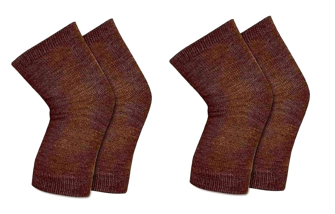 zacharias Unisex Woolen Winter Protective Knee Warmer Socks lw-01(Brown;Free Size) (Pack of 2 Pair)-picture-48