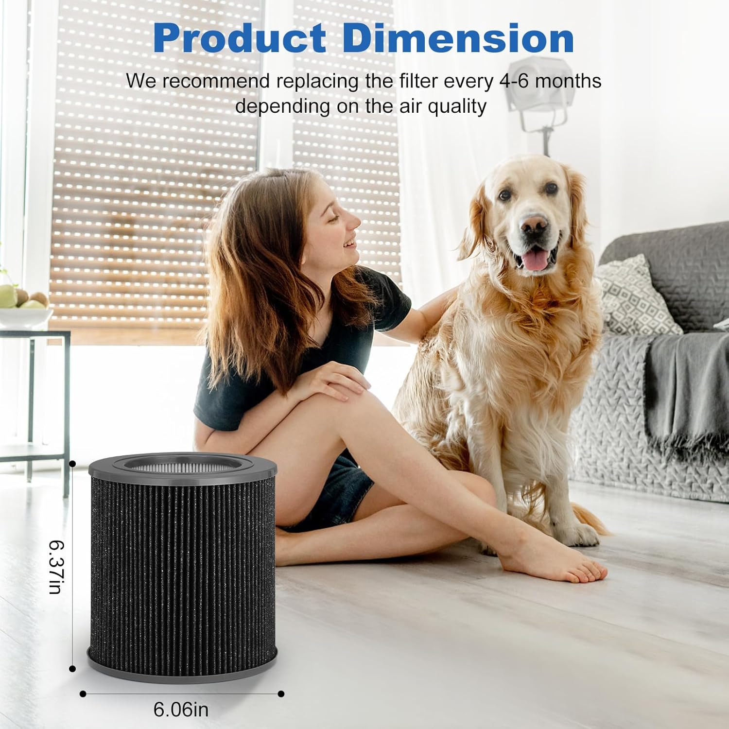 Air Mini PECO-HEPA Replacement Filter Compatible with Molekule Air Mini and Air Mini+, 3-in-1 High-Efficiency Replacement Filter for Molekule Mini/Mini+ Air Filter (Air Mini 2 Pack)