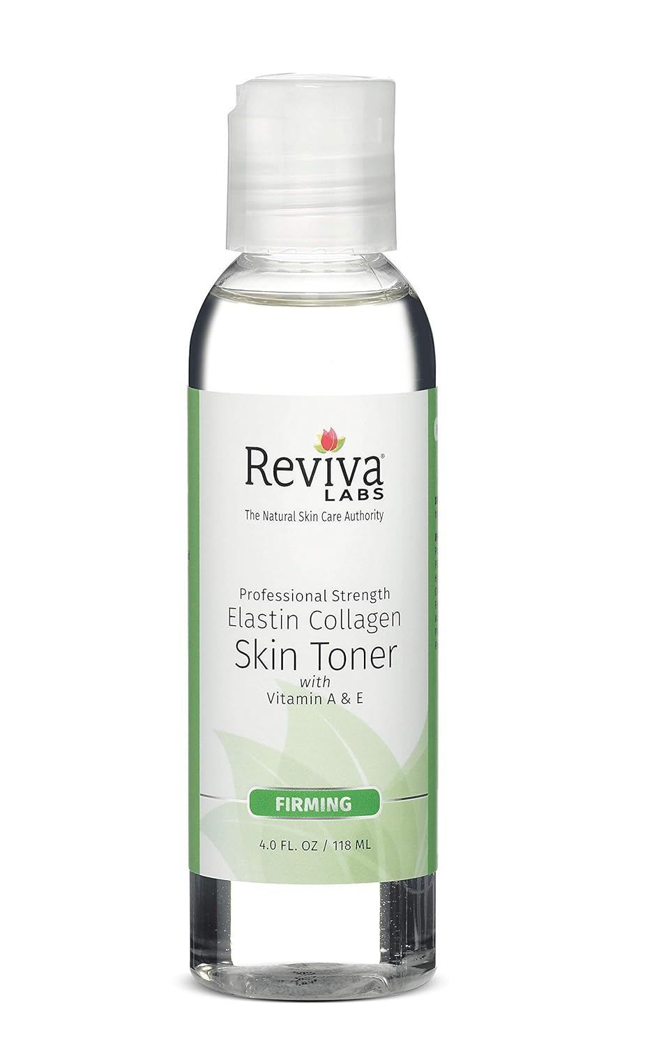 REVIVA LABS - Elastin Collagen Skin Toner with Vitamin A & E, for Dry Skin - Pack of 3 (4 oz)